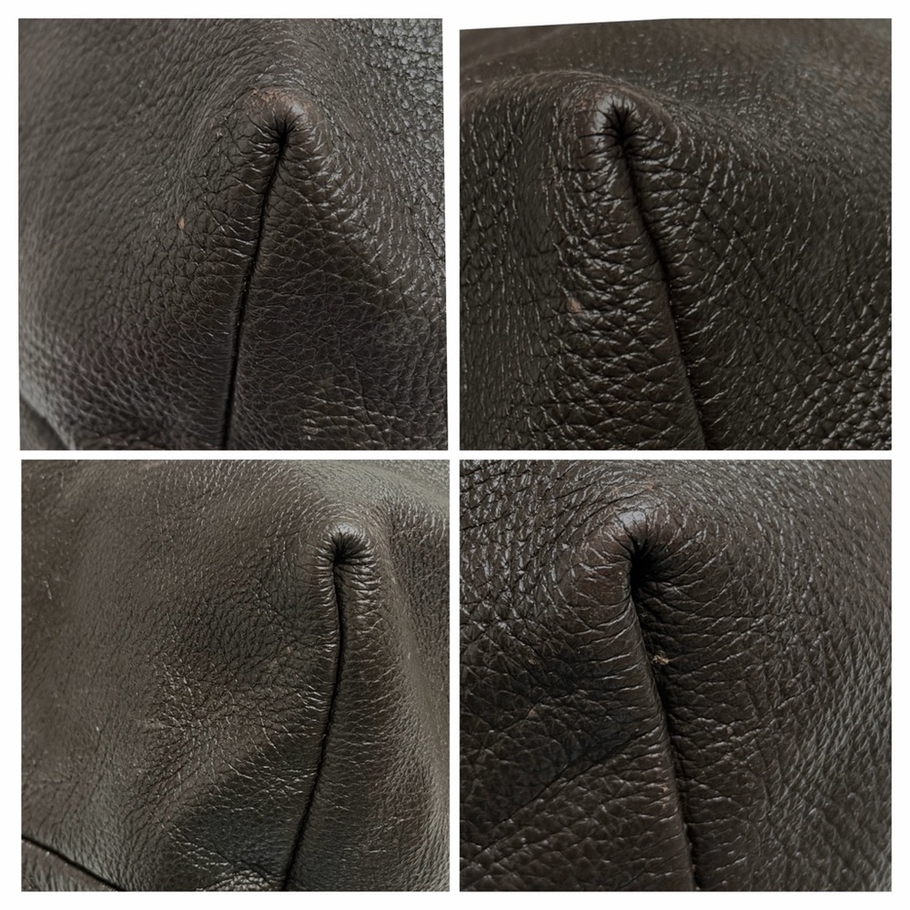 Vintage Roots Large Pebbled Leather Duffle Bag - Picture 9 of 12
